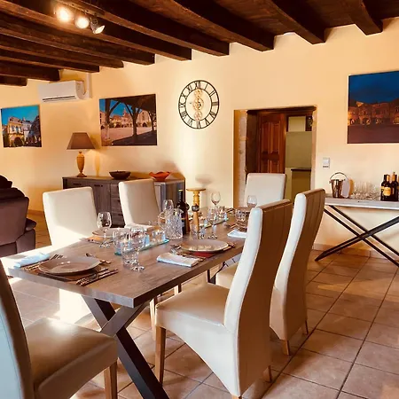 4-star Tourism Rated Home, 6 Bedrooms, With Air Con & Private Heated 10x4m Salt Water Pool - 45 Mins From Sarlat Hébergement de vacances Capdrot