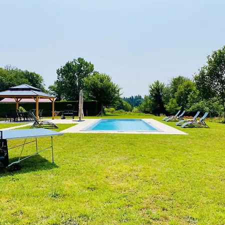 4-star Tourism Rated Home, 6 Bedrooms, With Air Con & Private Heated 10x4m Salt Water Pool - 45 Mins From Sarlat Capdrot