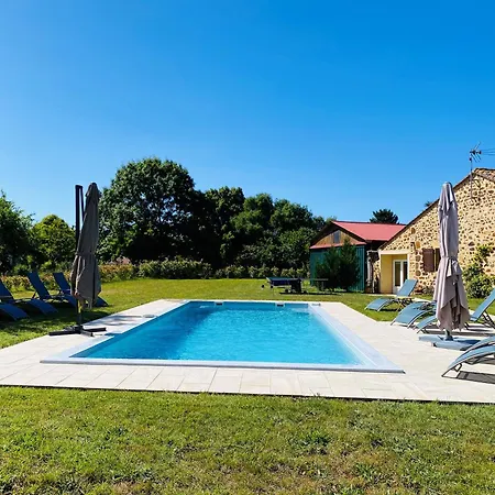 펜션 Two Homes With 6 Bedrooms, Air Con & Private Heated 10x4m Salt Water Pool - 40 Mins From Bergerac Capdrot