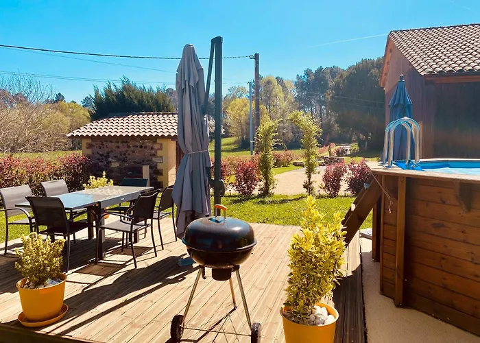 Semesterbostad Two Homes With 6 Bedrooms, Air Con & Private Heated 10x4m Salt Water Pool - 40 Mins From Bergerac *